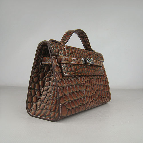 AAA Hermes Kelly 22 CM France Python Leather Handbag Light Coffee H008 On Sale - Click Image to Close